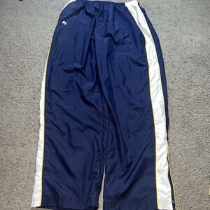 Vintage Y2K Russell Athletic Men's Lined Blue Track Pants XL Baggy